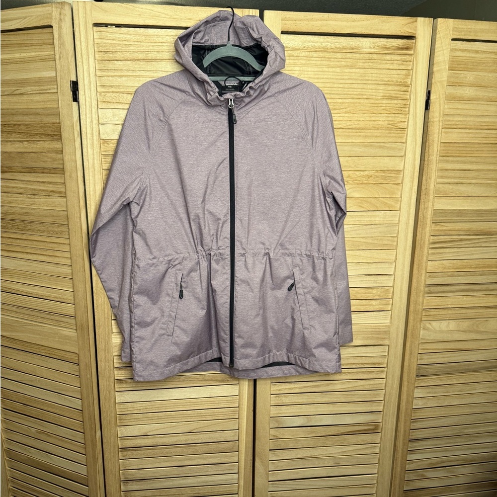 32 Degrees Women's Purple Hooded Raincoat